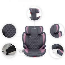 Автокрісло MoMi QUICK FIX pink (15-36кг)